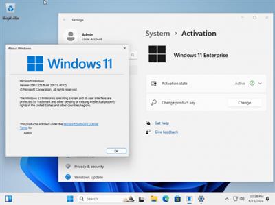 Windows 11 Enterprise 23H2 Build 22631.4037 (No TPM Required) Preactivated Multilingual August  2024