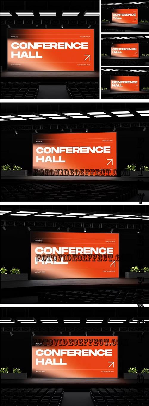 Conference Hall Screen Mockup - X664JFR