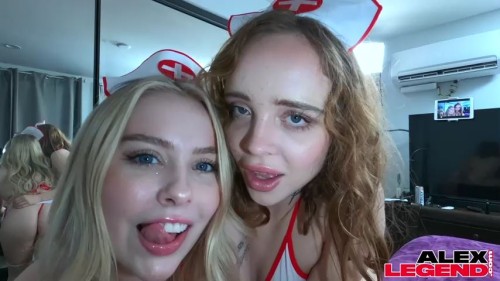 :Haley Spade, Aliya Brynn - Naughty nurses threesome sex adventure (2024) SiteRip