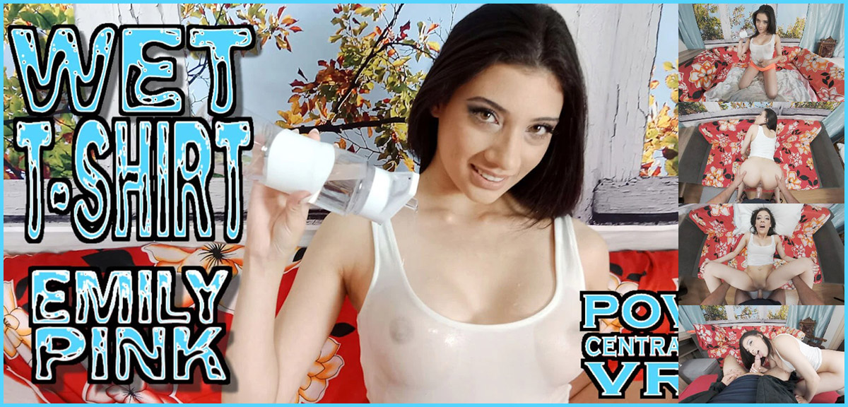 [POVcentralVR / SexLikeReal.com] Emily Pink - Wet T-Shirt [17.08.2024, Blow Job, Boobs, Brunette, Colombian, Cowgirl, Cum In Mouth, Doggy Style, Hardcore, Latina, Long Hair, Missionary, Pierced Navel, Pov, Shaved Pussy, Silicone, Wet Clothes, Virtual Real