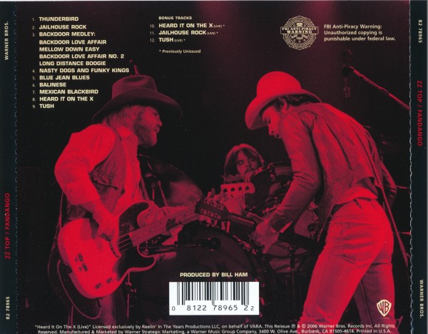 ZZ Top - Fandango! (1975) [2006] (Lossless + 320)