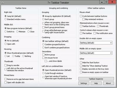 7+ Taskbar Tweaker 5.15.2  Multilingual