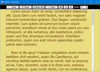 VovSoft Read Mode 2.6