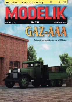   - / GAZ-AAA, 1934. (Modelik 7/2011)