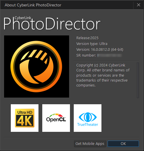 CyberLink PhotoDirector Ultra 2025 v16.0.0812.0