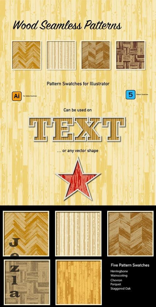 Seamless Wood Patterns for Illustrator - WXG4ZPA