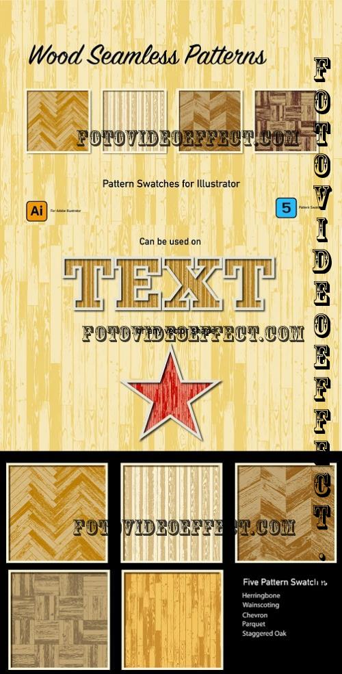 Seamless Wood Patterns for Illustrator - WXG4ZPA