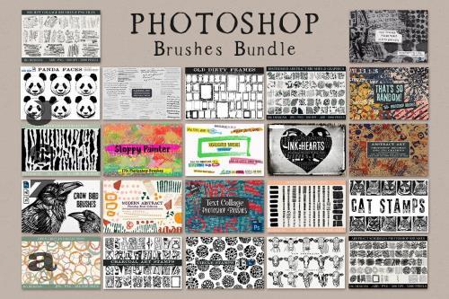 Huge Photoshop Brush Bundle - 22 Premium Graphics