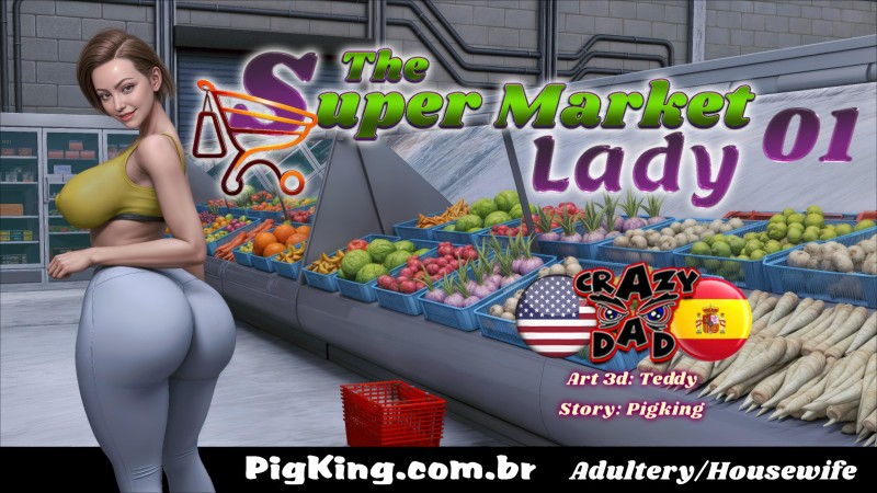 Pigking - The Super Market Lady 1 3D Porn Comic