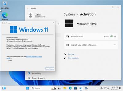 Windows 11 AIO 16in1 23H2 Build 22631.4037 (No TPM Required) With Office 2021 Pro  Plus Multilingual Preactivated Aug...