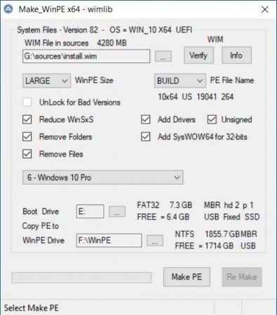 Make  WinPE 8.2 A7d664164f158caca9559a4a90661dd4