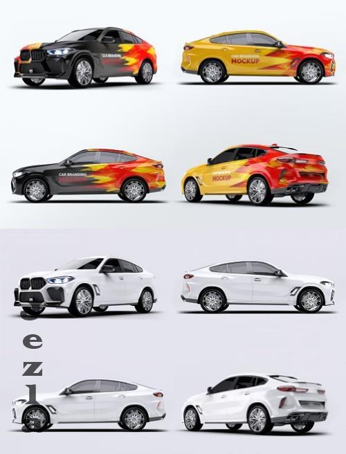 BMW X6 Car Mockup 3BHPMCE