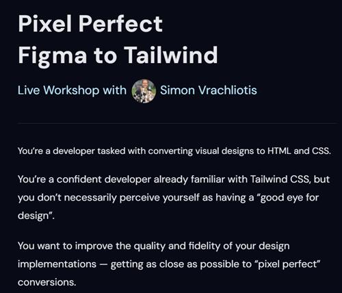 Pixel Perfect Figma to Tailwind