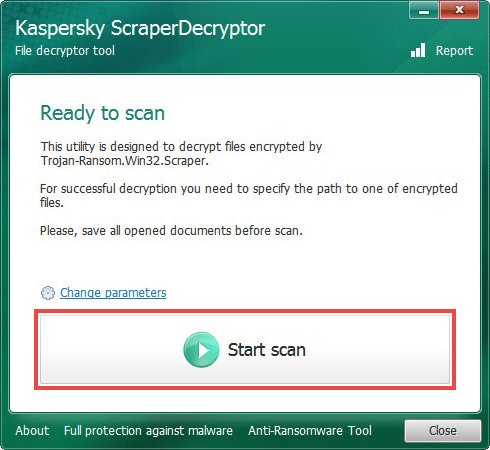 Kaspersky ScraperDecryptor 1.0.1