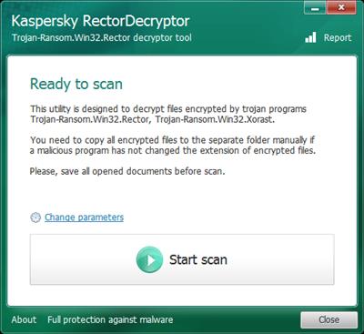 Kaspersky RectorDecryptor  2.7.1