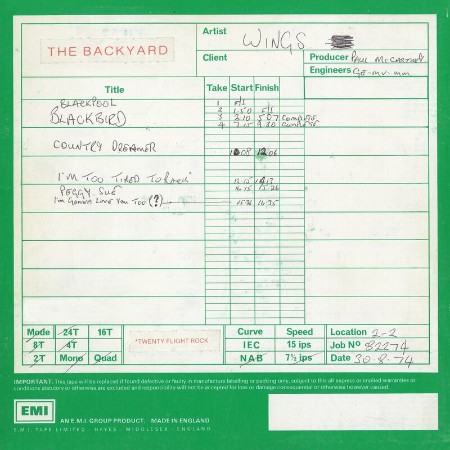 Paul McCartney, Wings - One Hand Clapping - The Backyard (One Hand Clapping Sessio... 4fd8a3fee70036f88bd794aa36bc7c3a