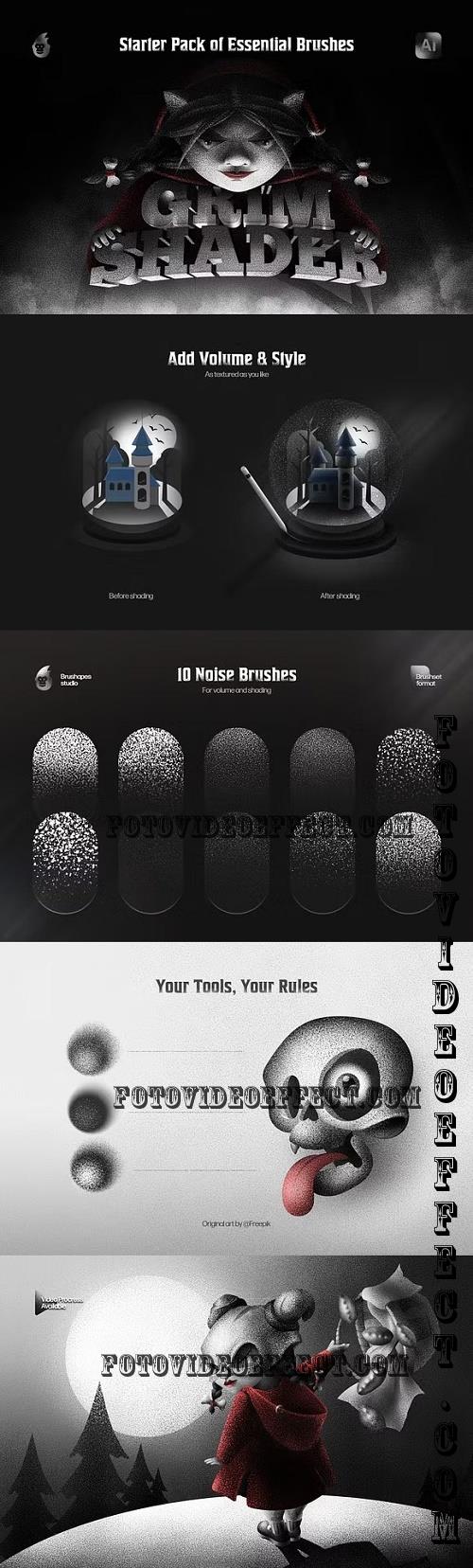 Grim Shader Adobe Photoshop Brushes - 91651673