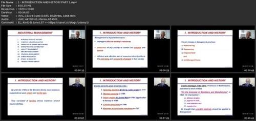 Industrial Management by Dr Zeki  Ugurata