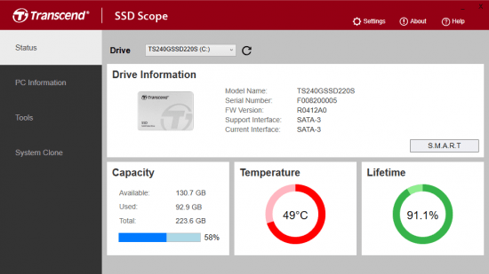 Transcend SSD Scope 4.23 Multilingual