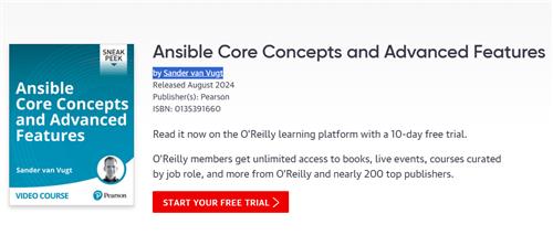 Ansible Core Concepts and Advanced Features by Sander van Vugt