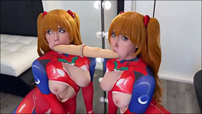 Sweetie Fox Asuka From Evangelion Deepthroats Cock And Dildo And Fucks (Onlyfans) HD 720p