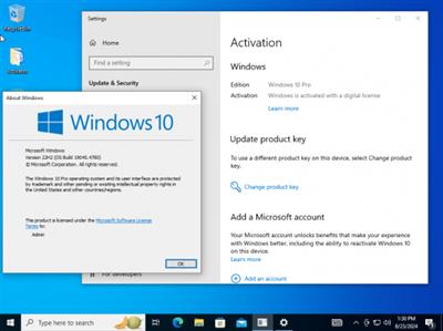 Windows 10 Pro 22H2 build 19045.4780 With Office 2024 Pro Plus Multilingual Preactivated  August 2024