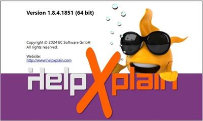 HelpXplain 1.8.4 Build  1851 230748efea21a33dc79f9505871e25c5