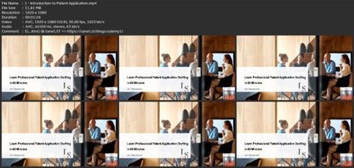Learn Professional Patent Application Drafting In 60  Minutes C0bc5a80d5d1ae604f38ad8463cbcbca