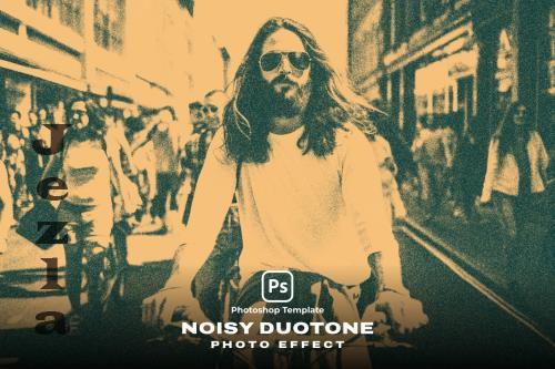 Noisy Duotone Photo Effect - NHGWLJN