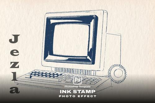 Ink Stamp Photo Effect - VM2GLFV