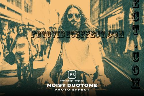 Noisy Duotone Photo Effect - NHGWLJN