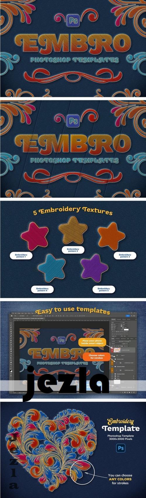 Embroidery Photoshop Mockups - 283193589