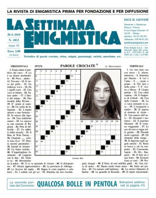 La Settimana Enigmistica N.4813 - 20 Giugno 2024