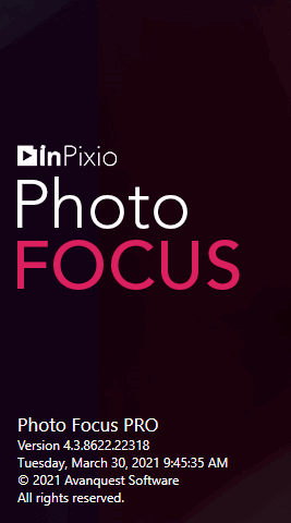 InPixio Photo Focus Pro 4.3.8622.22318