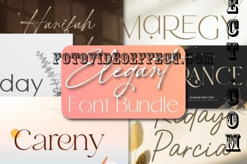 Elegant Font Bundle - 20 Premium Fonts