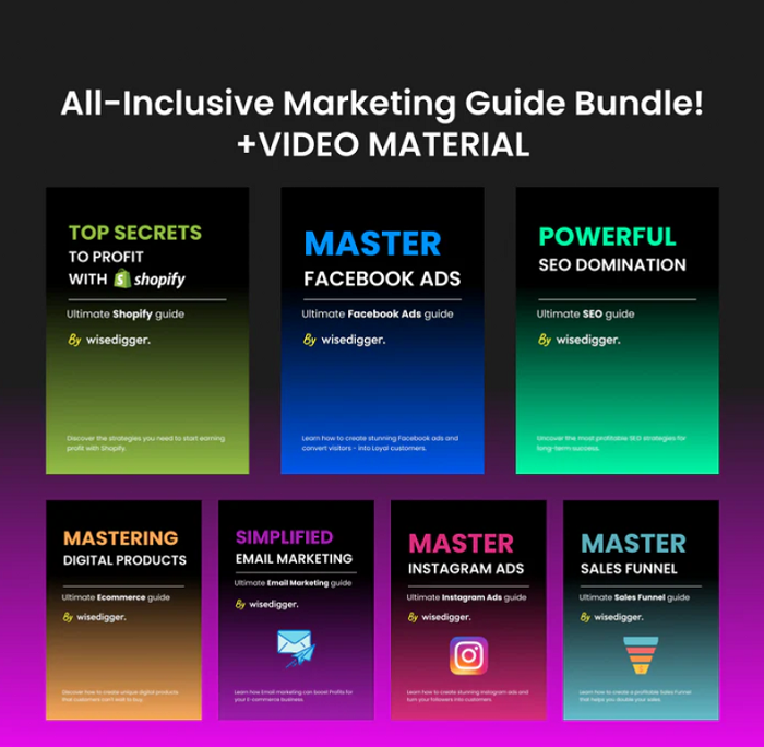 The All–Inclusive WiseDigger Marketing Guides Bundle Download 2024