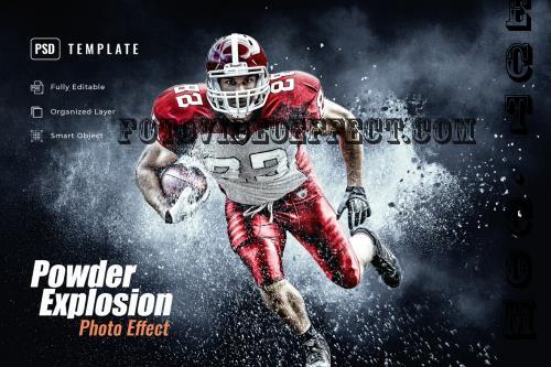 Powder Explosion Photo Effect - HTBQD8S