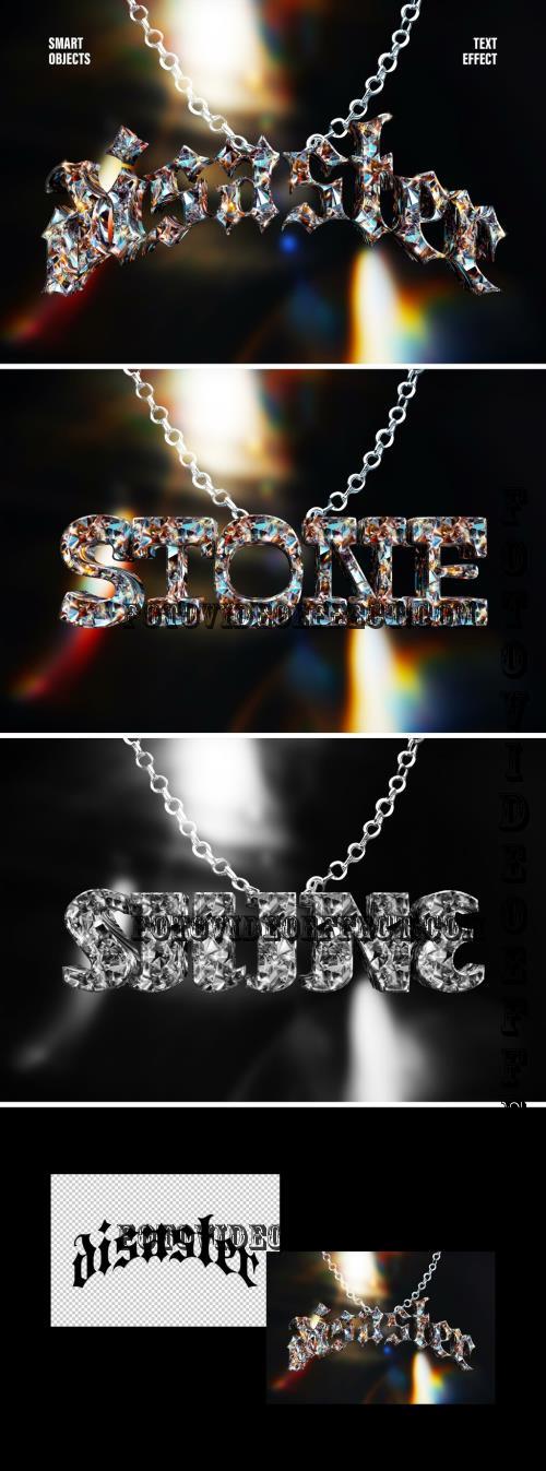 Sparkly Diamond Text Effect - 283112571