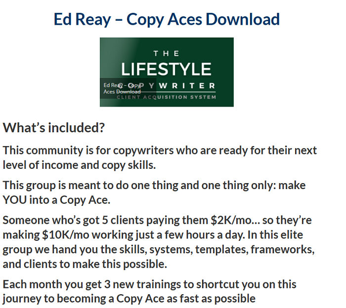 Ed Reay – Copy Aces Download 2024