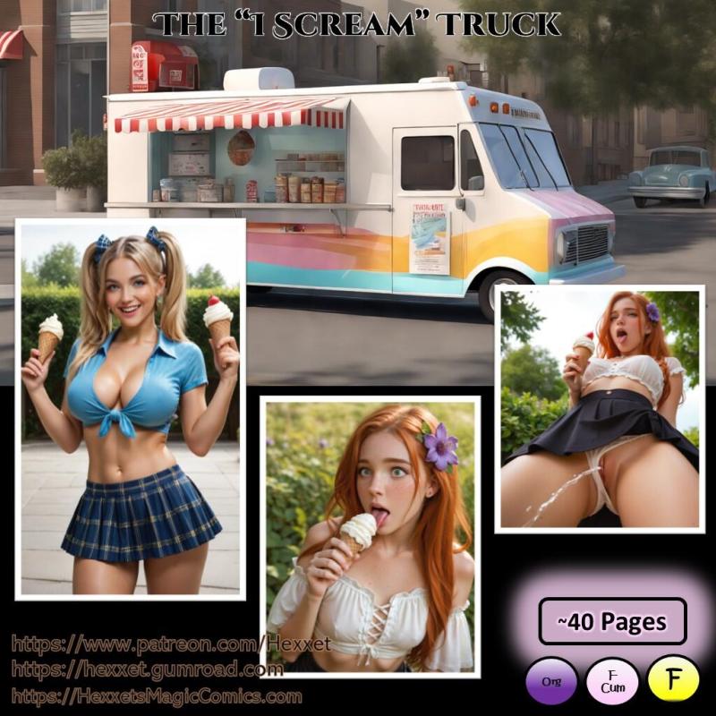 HexxetVal - The I Scream - Truck 3D Porn Comic