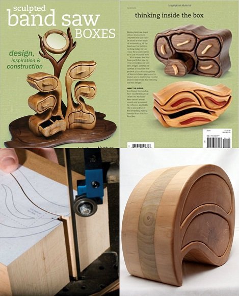 Выпиливание. Скульптурные коробки / Sculpted Band Saw Boxes (PDF)