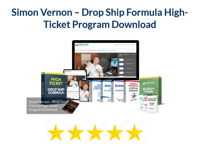 Simon Vernon – Drop Ship Formula High-Ticket Program Download 2024