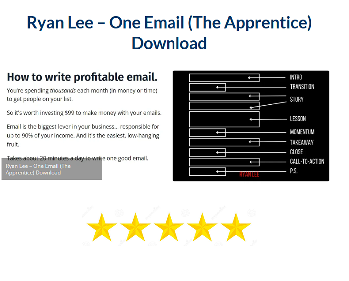 Ryan Lee – One Email (The Apprentice) Download 2024