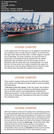 Ship Chartering Operations and Ship  Management