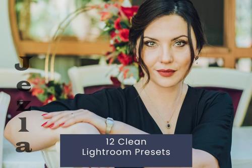 12 Clean Lightroom Presets DQZX98V