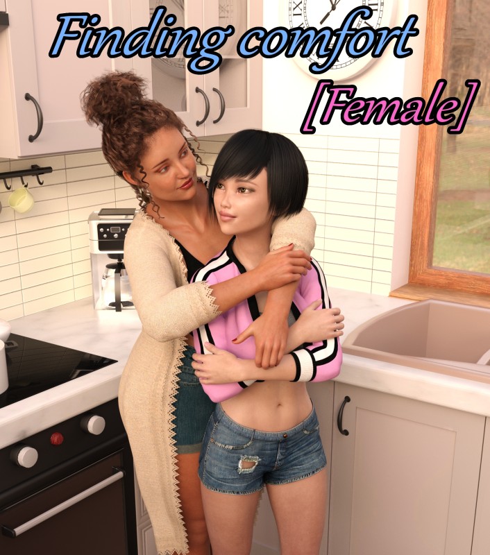 TacoComix - Finding Comfort Lesbian 3D Porn Comic