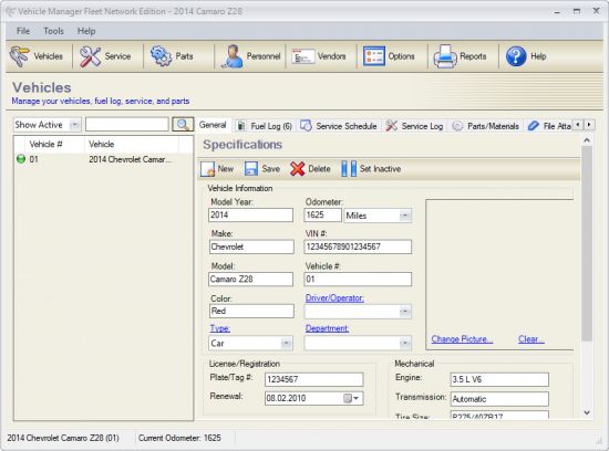 Vehicle Manager 2024 Fleet Network Edition 4.0.1009