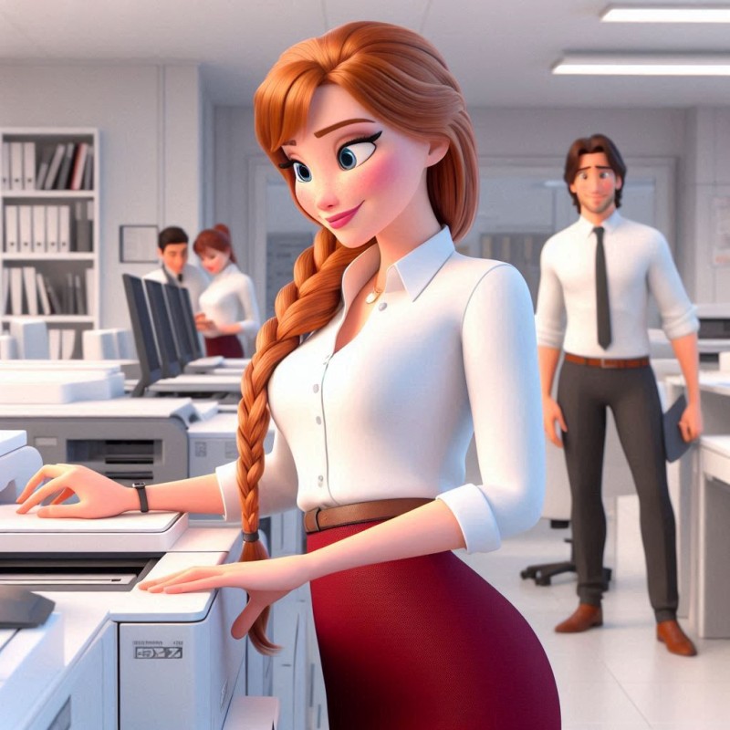 AICad20 - Office Anna 3D Porn Comic