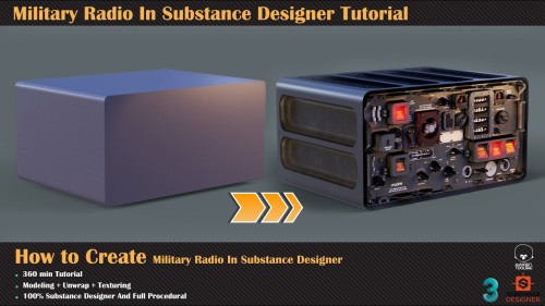 Procedural Radio Texture Creation In Substance Designer