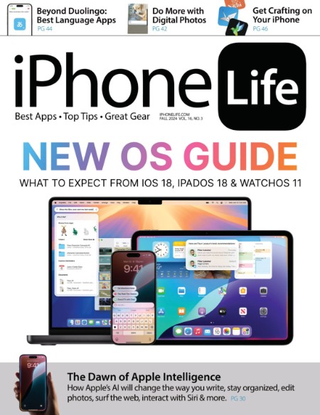 iPhone Life Magazine - Fall 2024 093a13fb481cb727d844298f241f4d5c